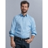 Men`s Long Sleeve Tailored Contrast Herringbone Shirt 