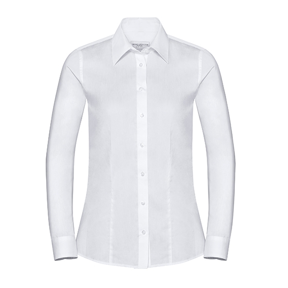 Ladies` Long Sleeve Tailored Coolmax® Shirt