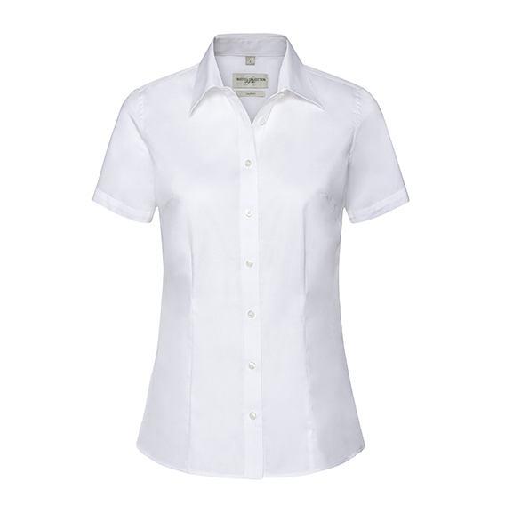 Ladies` Short Sleeve Tailored Coolmax® Shirt